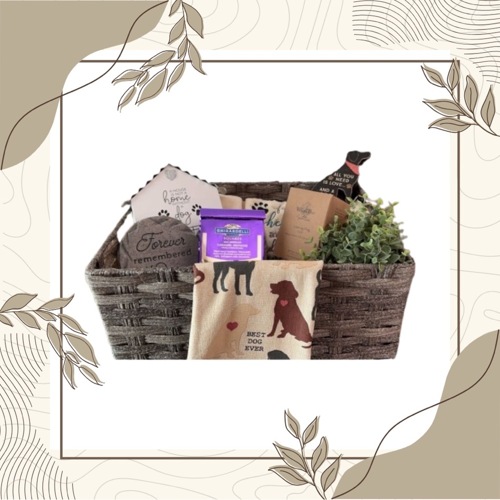 Grieving Dog Gift Basket